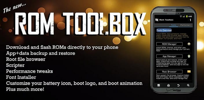 ROM Toolbox – Swiss Army Knife of Root Apps