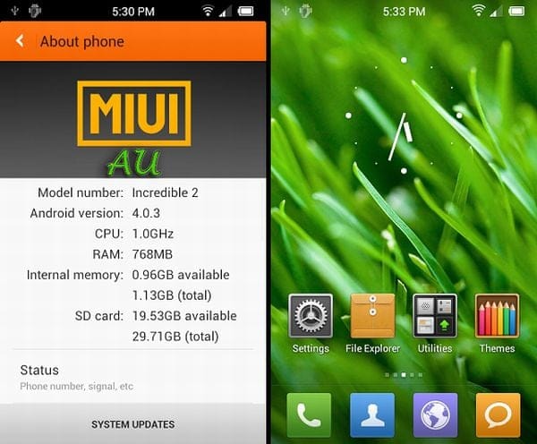 MIUI v4 for the Droid Incredible 2 [Alpha build]