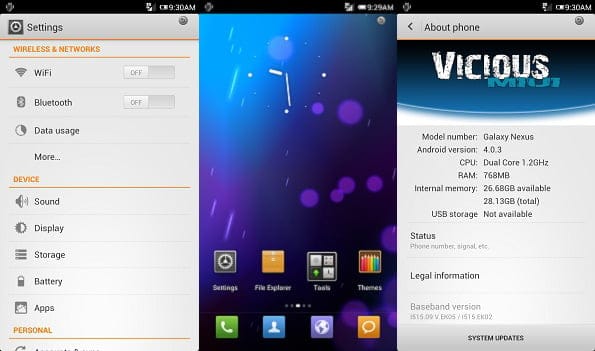 MIUI v4 for Galaxy Nexus — ViciousMIUI [Custom Rom]