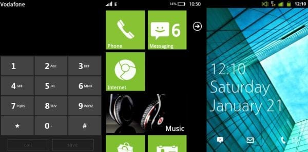 Galaxy Ace Custom ROM with Windows Phone 7 UI