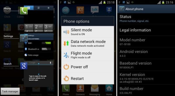 XXLP2 — Galaxy S2 Leaked Firmware, Based on Ice Cream Sandwich.