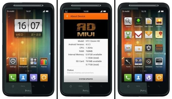 MIUI v4 for Desire HD — RD-MIUI-ics [Unofficial port]