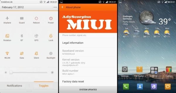 MIUI 4 ported to Galaxy Note. Not a Daily Driver, Though!