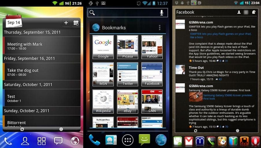 Android Pro Widgets — Get Sense-Like Widgets On Your Android Phone