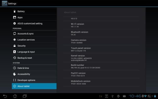 Update Transformer Prime to Ice Cream Sandwich in Europe, Asia and Other Regions with US Firmware 9.4.2.13