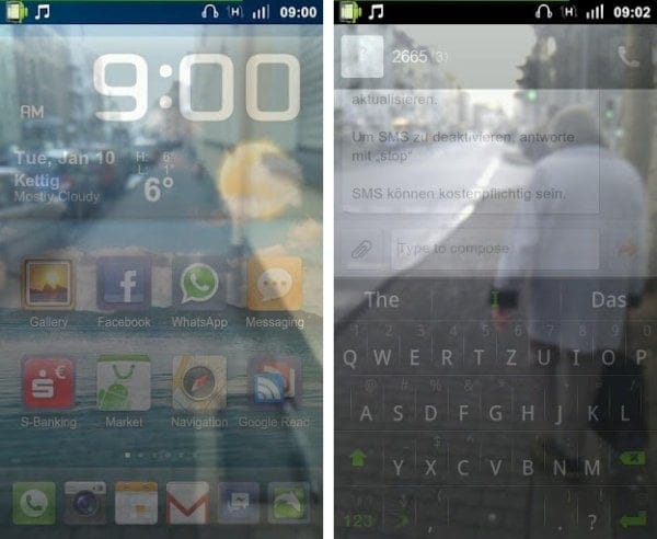 Watch Your Step While Using Your Phone with Transparent Screen for Android