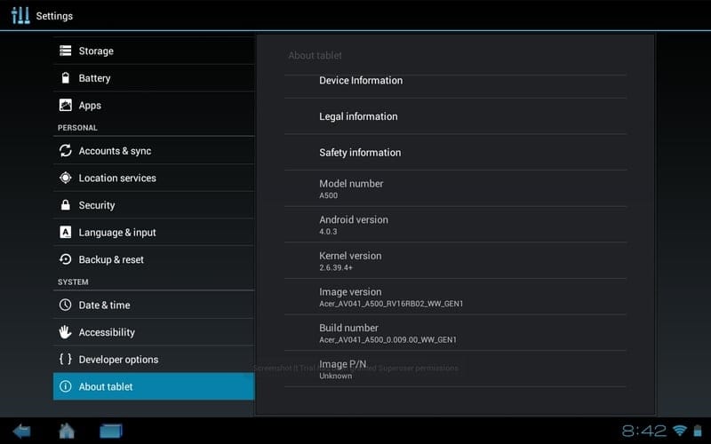 Update Acer Iconia A500 to Ice Cream Sandwich with Icylicious ROM. It’s Rooted Already.