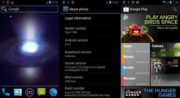 Update T-Mobile Galaxy S2 to Ice Cream Sandwich (ICS) with Unofficial AOSP ROM