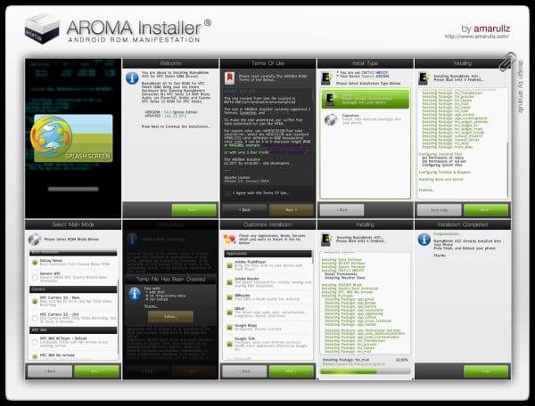 Install AOKP ROM (ICS) on Galaxy S i9000 Using Aroma Installer