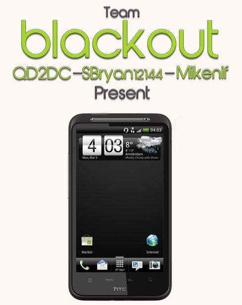 Update Desire HD to Ice Cream Sandwich with Blackout ICS XL