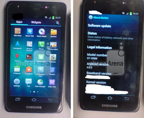 Samsung GT-I9300 Images Leaked — Probably Not the Galaxy S3