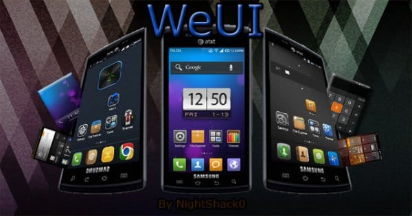 WeUI for Galaxy S i9000 Brings You MIUI 4 Again With New Style