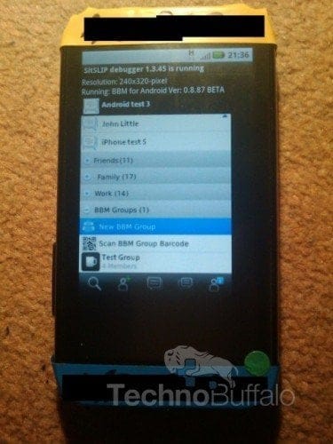 BBM on Android? One More Shot Leaks Out!