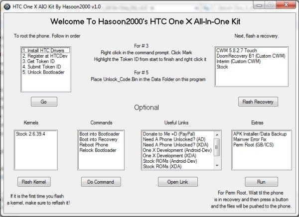 HTC One X Toolkit — Fixes One X and Does All Hacks for Noobs!