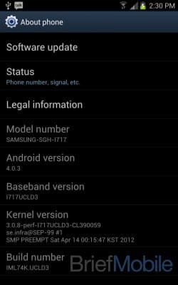 UCLD3 — Android 4.0 Ice Cream Sandwich Update for AT&T Galaxy Note i717