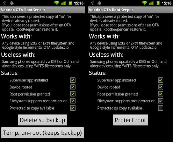 Voodoo OTA Root Keeper for HTC EVO 4G LTE — Protects Root When You Update Your Phone