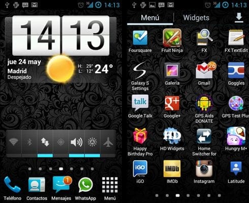 Galaxy S3 Launcher for Original Galaxy S i9000. Go! Go! Go!