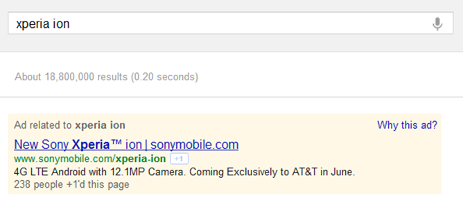 Xperia Ion Release Date: Probably in June!