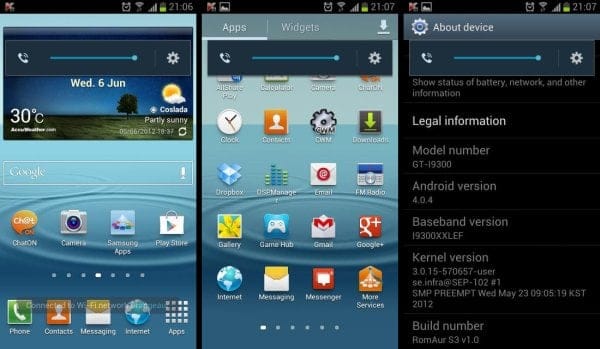 New Galaxy S3 Custom ROM: RomAur Launched. Brings Bravia Engine Along