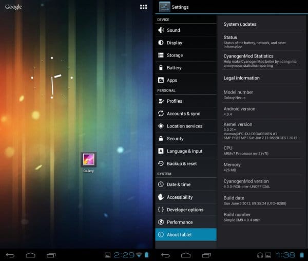 Try the Simple CM9 Custom ROM on Your Kindle Fire!