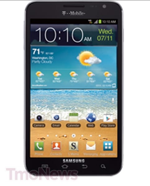 T-Mobile Galaxy Note Press Pics Leaked!