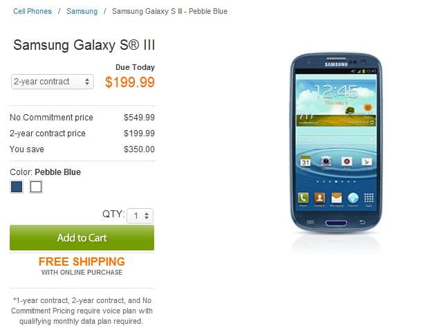 AT&T Galaxy S3 Launched, Available in Stores