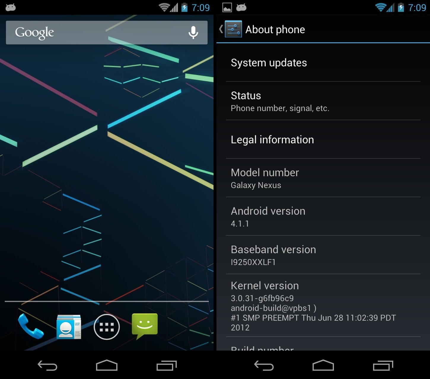 Official Jelly Bean Android 4.1.1 OTA JRO03C for Galaxy Nexus US HSPA+ Variant