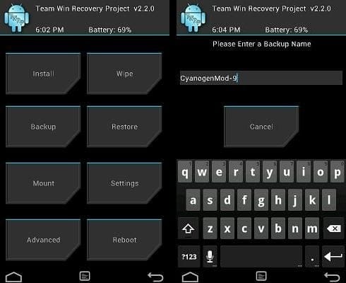 TWRP Recovery for Sony Xperia Z