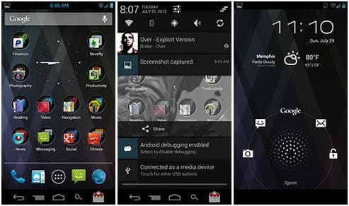 Install Codename Android ROM on myTouch 4G for Android 4.1 Jelly Bean