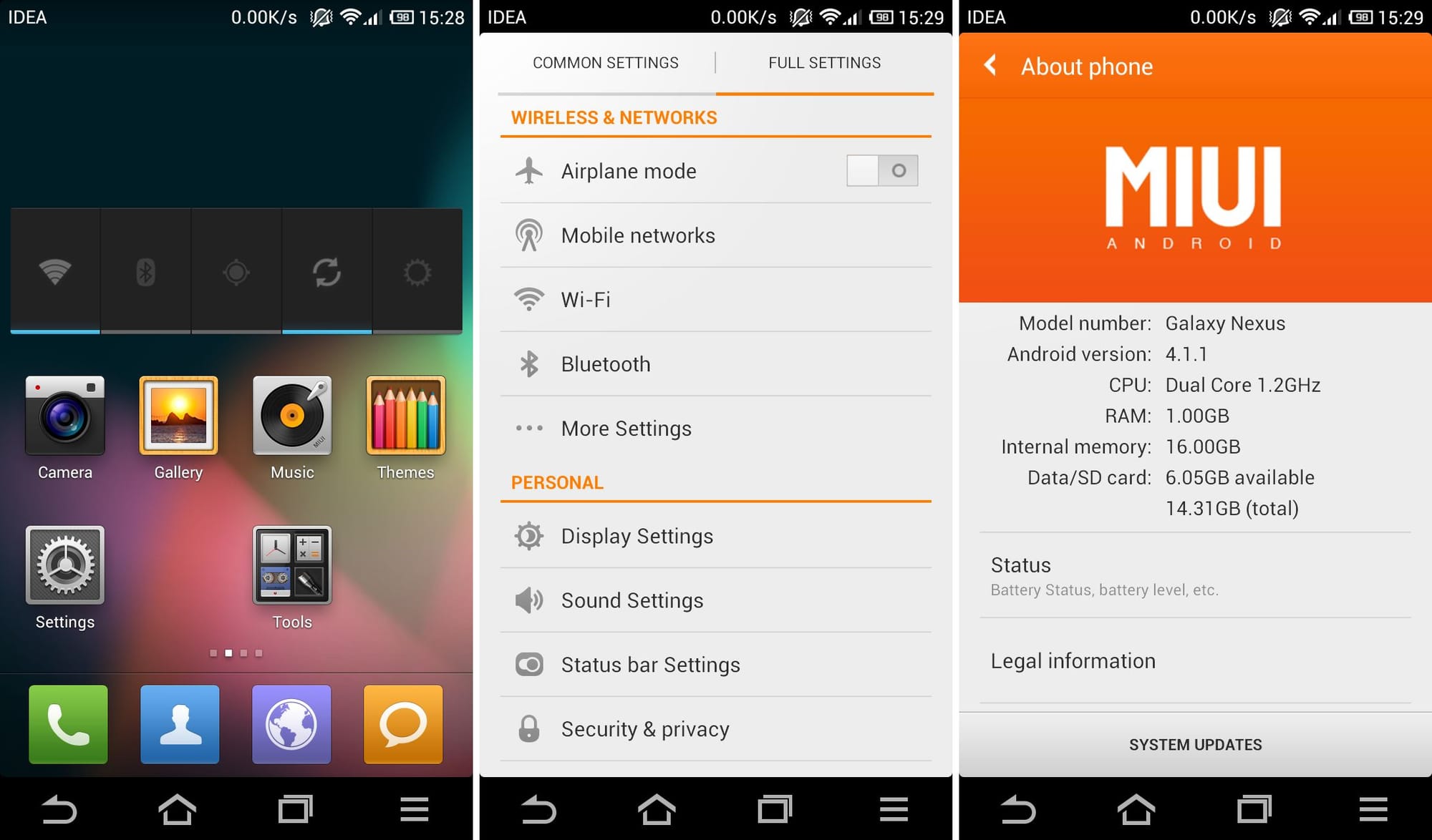 MIUI ROM Based on Jelly Bean for Galaxy Nexus [Android 4.1]