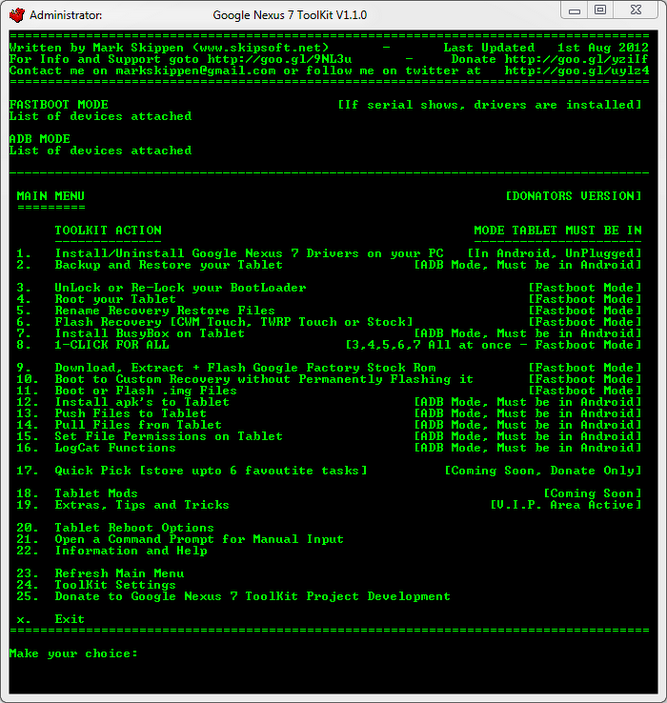 Nexus 7 Toolkit Arrives — It’s Got Root, Backups and Everything Else You Want!