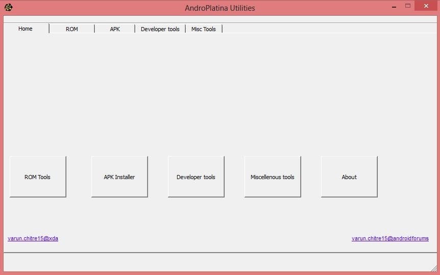 AndroPlatina Utilites: Root, Flash Kernels, Install Apps, Backup ROMs etc via GUI