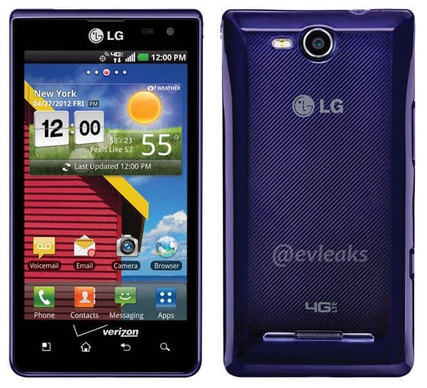 Purple LG Lucid for Verizon Wireless spotted!