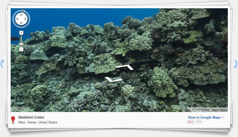 Google Maps goes underwater, recommends you begin with awesome Great Barrier Reef