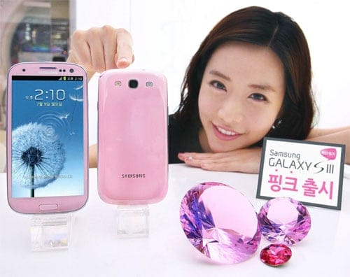 Pink Galaxy S3 officially announced by Samsung