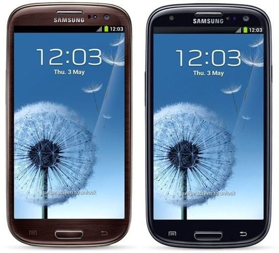 Unlocked Sapphire Black and Amber Brown Galaxy S3 Available in US, Priced $598.50