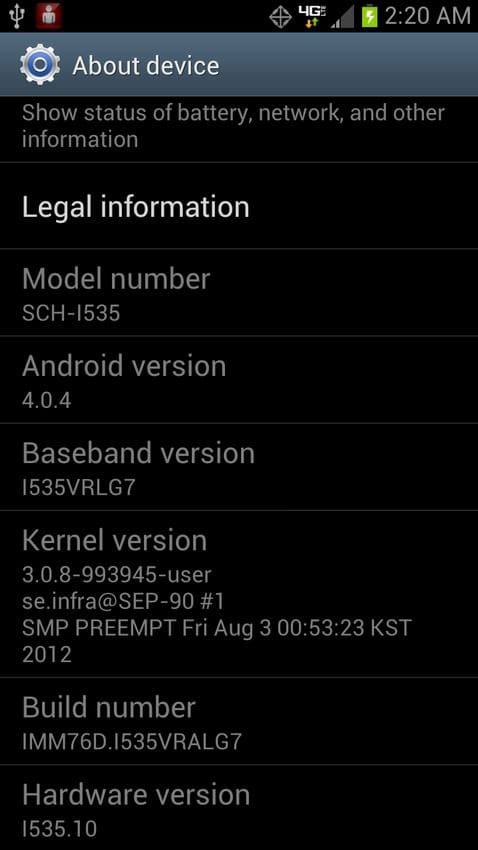 Verizon Galaxy S3 VRALG7 OTA Update, already rooted and deodexed!