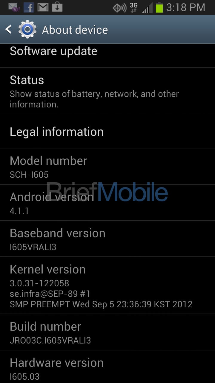 Galaxy Note 2 Headed to Verizon too, Screenshot from Device Leaked