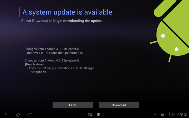 Xperia Tablet S Update rolling out, improves WiFi connectivity performance