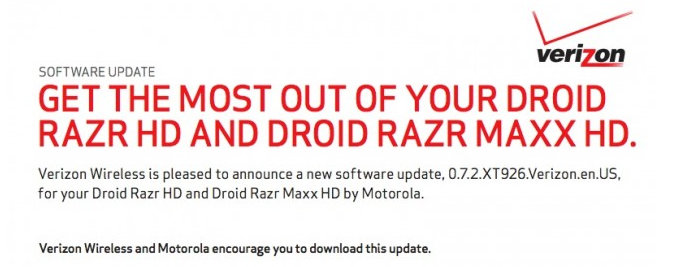 Security Update for Motorola Droid Razr HD and Maxx HD coming this week, might remove root!