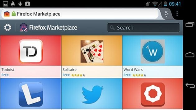 Web Apps from Mozilla Marketplace available for Android users using Aurora build of Firefox