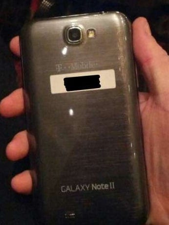 T-Mobile Galaxy Note 2 pictures leaked