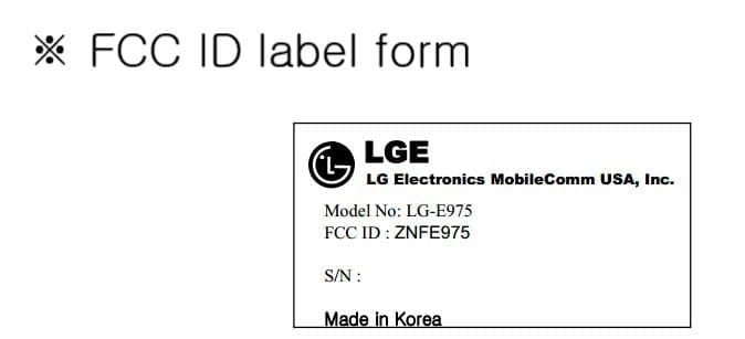 LG E975 clears FCC, US release date for LG Optimus G is very near now