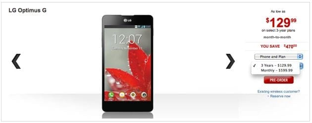 Rogers Optimus G Price revealed officially, coming “early November”