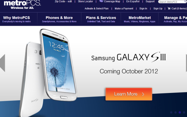 MetroPCS Galaxy S3 Price and release date announced