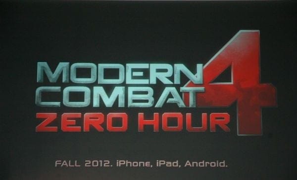 Modern Combat 4 release date is not far, Gameloft says it’s around the corner