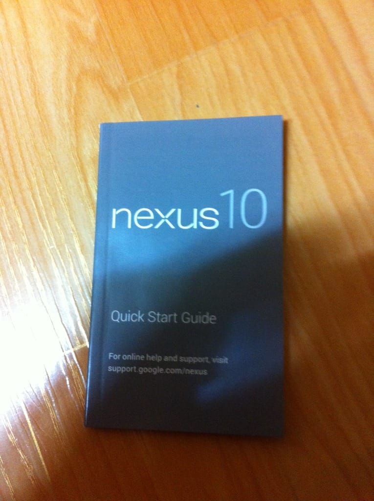 More Google Nexus 10 Specs confirmed via a leaked manual