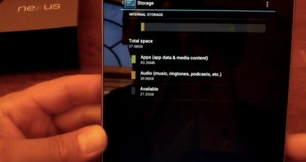 32 GB Google Nexus 7 android tablet and its unboxing video is out already