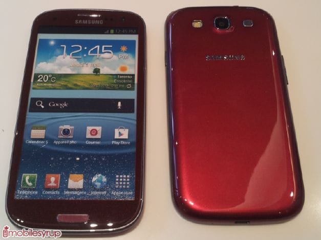 Red Galaxy S3 for Canada coming soon, dummy units reach Bell and Virgin Mobile stores