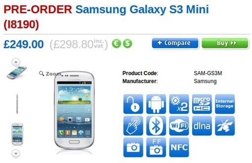 Samsung Galaxy S3 Mini and HTC One X+ delayed in UK